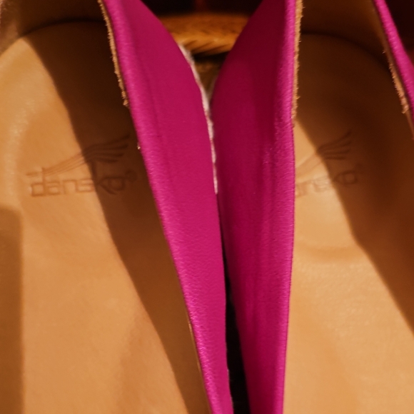 Dansko Fuchsia Espadrille Flats - Picture 2 of 4